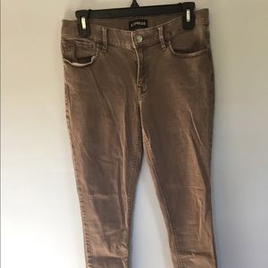 Express jean legging, tan colo